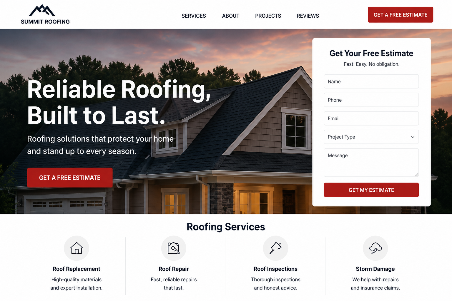 Local roofer